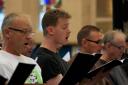 Wimbledon Choral Society rehearsing at the weekend