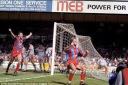 Time for a new history: Alan Pardew enjoys his moment in the 1990 FA Cup semi-final