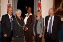 Grahame Snelling, far right, at a welcome party for the commissioner for Jamaica at Kingston Council