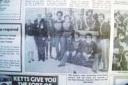 The Kingston It's a Knockout team featured in the Surrey Comet of July 1979.