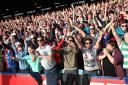 Palace fans were overjoyed after beating Chelsea on Saturday