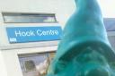 A green gnome popped up at the Hook Centre