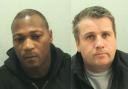 Roger Alexander (left) received 8 1/2 years, Terry Bowler 16 years