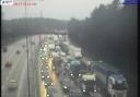 M25 in Surrey 'serious crash’ causes seven miles of traffic chaos and lane closures