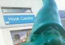 A green gnome popped up at the Hook Centre