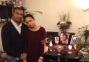 Chetananand and Amushe Chuttoo - mother and father of Luvna Chuttoo who was killed on Monday