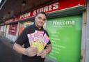 Ajit Patel, who sold the winning ticket at Epsom Stores in the Longmead Estate