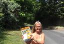 Dorothy Ford canvassing for Elmbridge by-election in Surrey. Credit Dorothy Ford.
