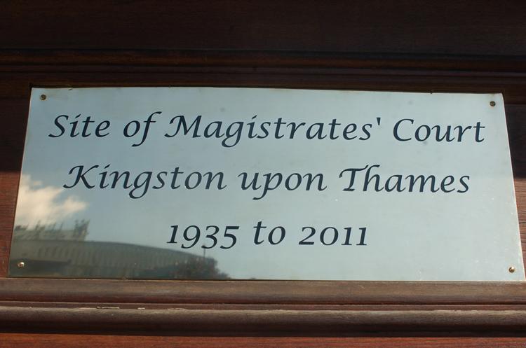 Kingston Magistrates' Court closed this week.