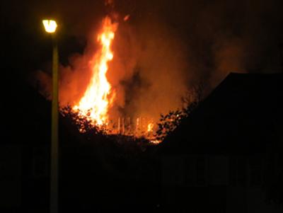 Hinchley Wood Fire