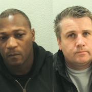 Roger Alexander (left) received 8 1/2 years, Terry Bowler 16 years