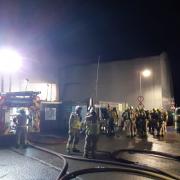 London Fire Brigade are currently tackling a huge fire at a waste recycling centre in Kingston.