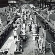 The Hawker factory floor. Pic: Hiles family archive