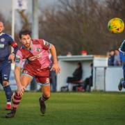 Harry Ottaway scored a late winner for Corinthian-Casuals against Walton Casuals on Monday. Picture: Stuart Tree