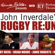 John Inverdale's  Rugby Re:Union takes place at Richmond Theatre on Sunday, March 18
