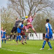 Corinthian-Casuals lost 3-1 at Herne Bay then thumped Guernsey 5-0. Picture: Stuart Tree