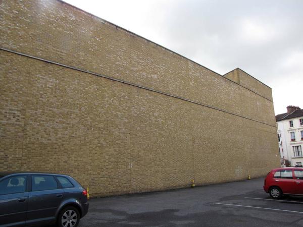 Number 9: Back wall of Waitrose