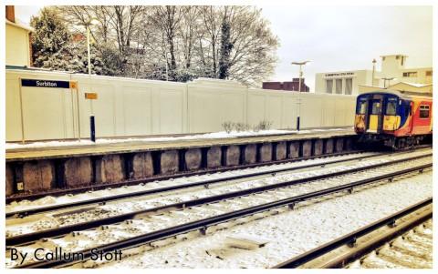 Snow at Surbiton railway station. Submitted by Callum Stott 