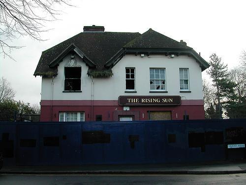 The Rising Sun closed in 2006 and was the subject of an arson attack in 2009. pic Chris Amies