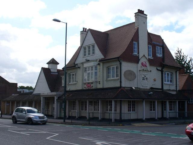 The Red Lion in Tolworth, built in 1906, shared its name with the road.  pic Colin Smith