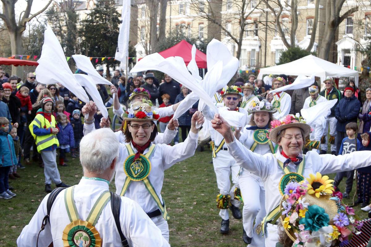 Putting on a traditional show: The Kingston Morris Dancers