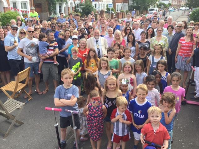 Cllr David Cunningham sent in this photo of a party in Durlston Road