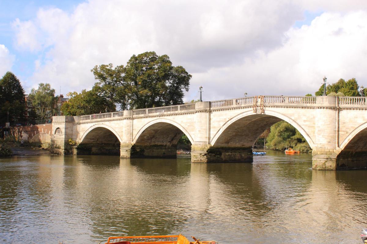 Vicky Allum sent in this photo of Richmond Bridge on a bright, but cloudy day in the borough