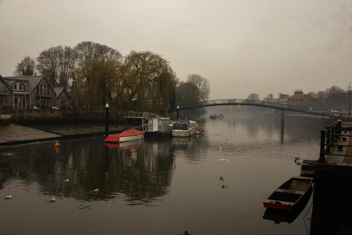 David Chare sent in this photo on a misty winter walk along the Thames in Richmond.