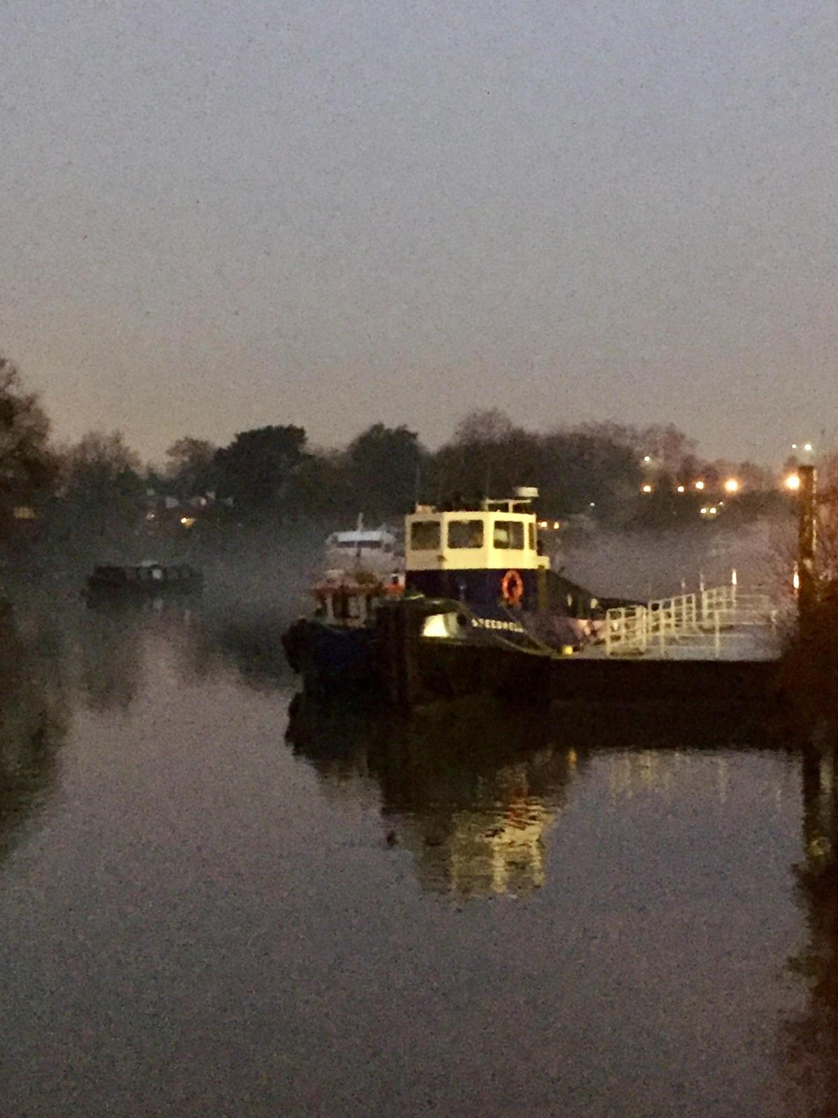 Nicola Bolam-Brown took this photo of the mist over the Thames in Richmond.