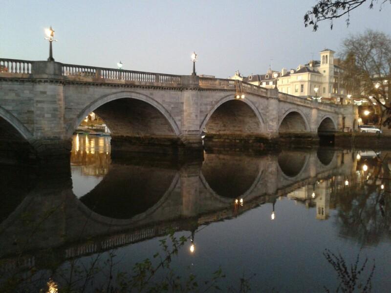 Peter London took this photo of Richmond Bridge and its reflection in the Thames.