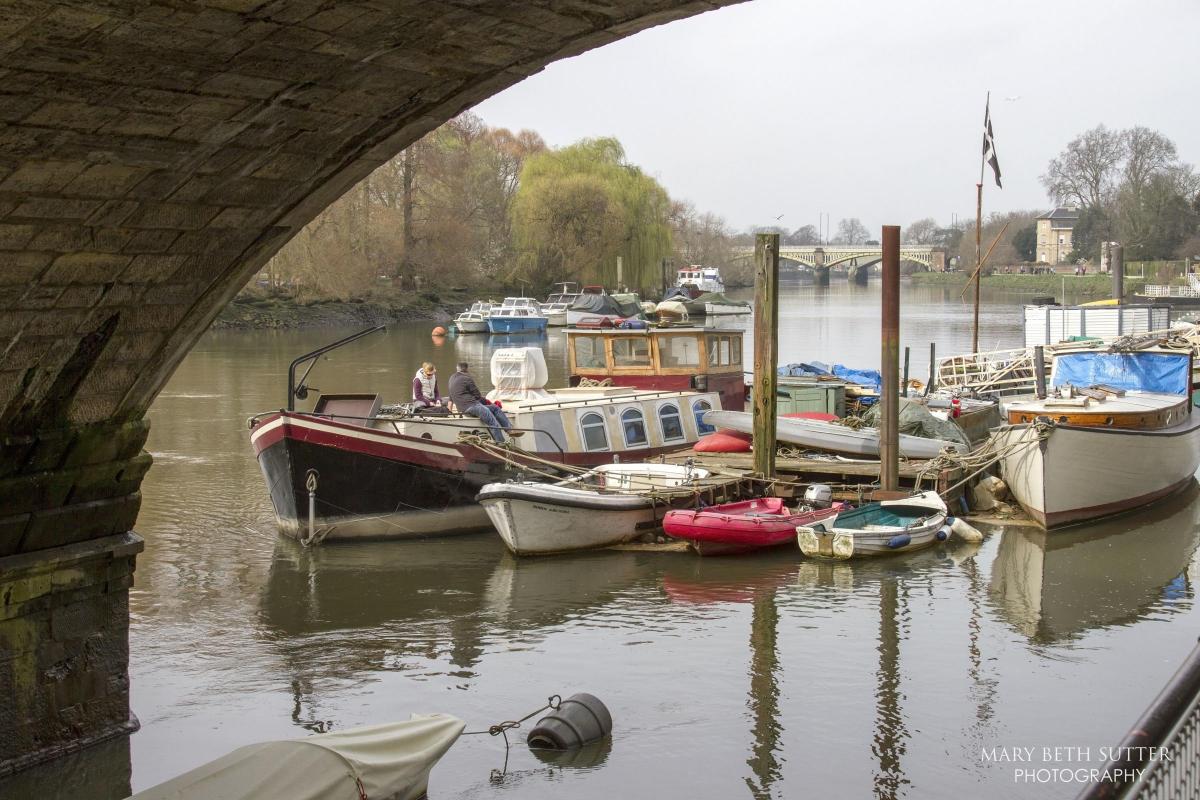 Mary Beth Sutter took this photo of some boats floating on the Thames on Richmond's riverside earlier this month