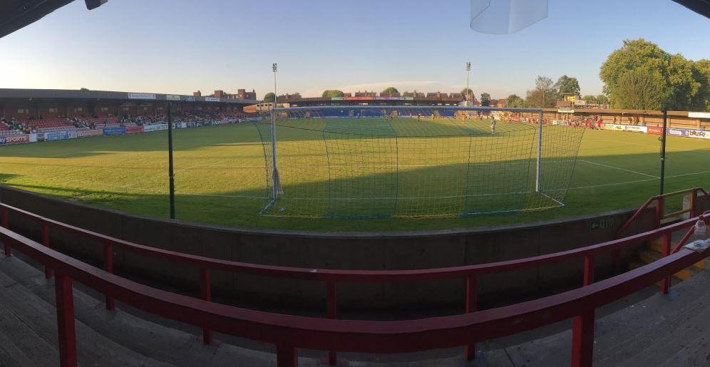 Ollie Underwood tweeted us this photo of the Kingsmeadow Stadium - home of Kingstonian FC
