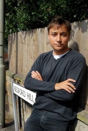 Conservative candidate Mark Clarke in Bedford Hill