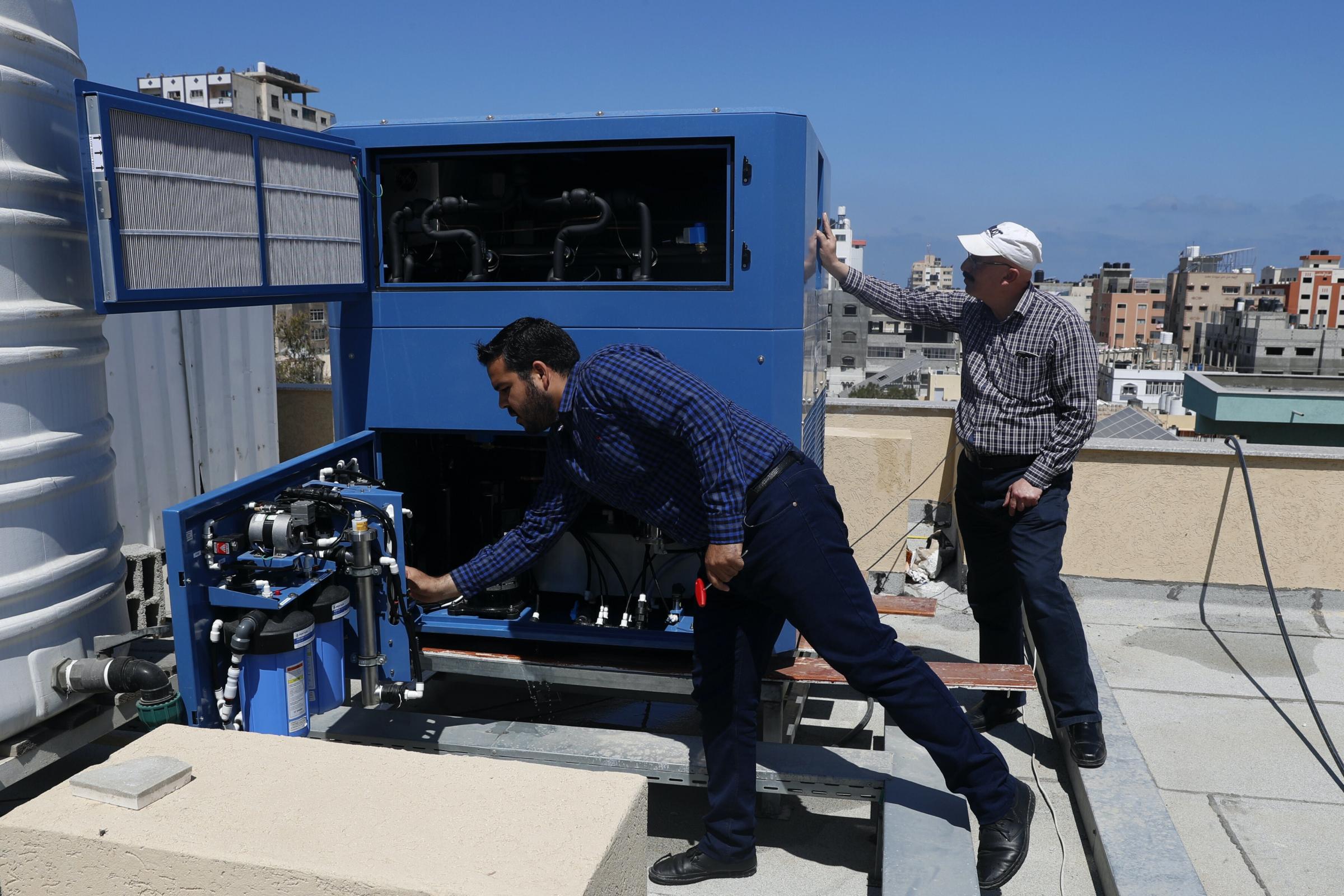 Israeli billionaire conjures water out of thin air in parched Gaza - Surrey Comet