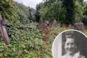 Overgrown graves, Mary Elizabeth Jackson