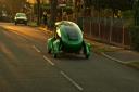 The self-driving delivery vehicle Kar-go was invented by the Academy of Robotics