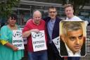 City Hall Conservatives have criticised Sadiq Khan over the number of rail strikes. Photos: PA/Newsquest