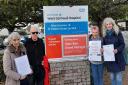 Members of West Cornwall Healthwatch, pictured previously with their petition to reinstate 24-hour urgent care at West Cornwall Hospital