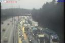 M25 in Surrey 'serious crash’ causes seven miles of traffic chaos and lane closures