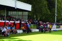 New look: Park fans watch the action of the 3G pitch         Pictures: David Whittam