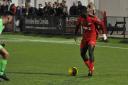 Raheem Sterling-Parker is enjoying life at Carshalton Athletic under player/manager Peter Adeniyi. Picture: Ian Gerrard