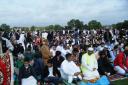 Muslims gather on Tooting Bec Common for Eid