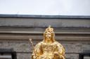 Market Place: Queen Anne statue erected in 1706