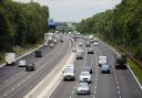 A crash happened on the M25 between a lorry and a car on Thursday (stock image)