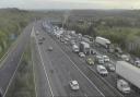 Multiple people have been taken to hospital after a crash on the M25 between junctions J5 and J6 in the early hours of this morning