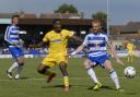 Goal man: Dom Poleon grabbed a late winner to complete a 2-1 win over Chesterfield and register AFC Wimbledon's first win over of the League One season