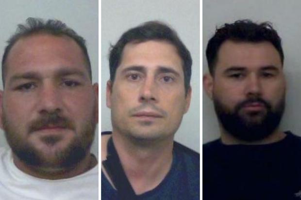 Surrey Comet: Jimmy Loveridge, Albert Johnson and Paul Smith's mugshots, released by Thames Valley Police last year Picture: TVP