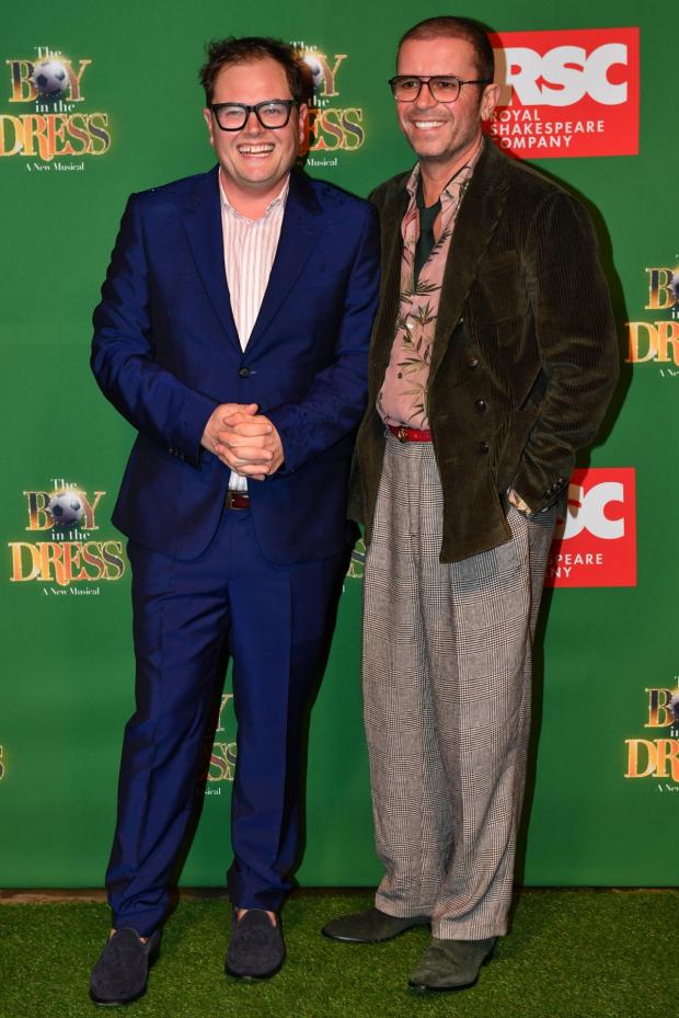 Surrey Comet: Alan Carr and Paul Drayton attending the opening night of the Boy In The Dress at the Royal Shakespeare Company in Stratford Upon Avon in 2019 (Jacob King/PA)