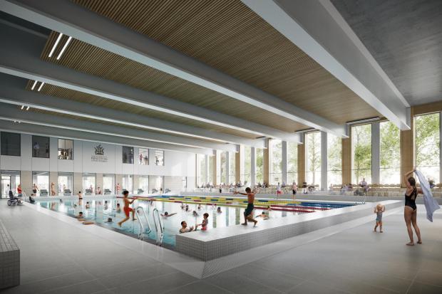 Surrey Comet: New leisure centre pool