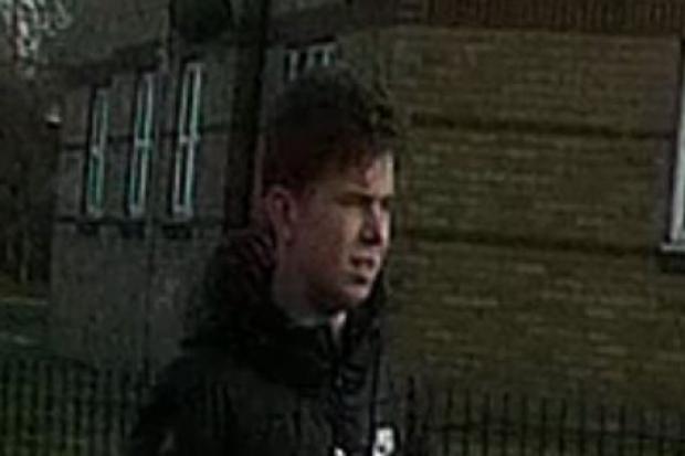 He was wearing a black hooded coat in the image released